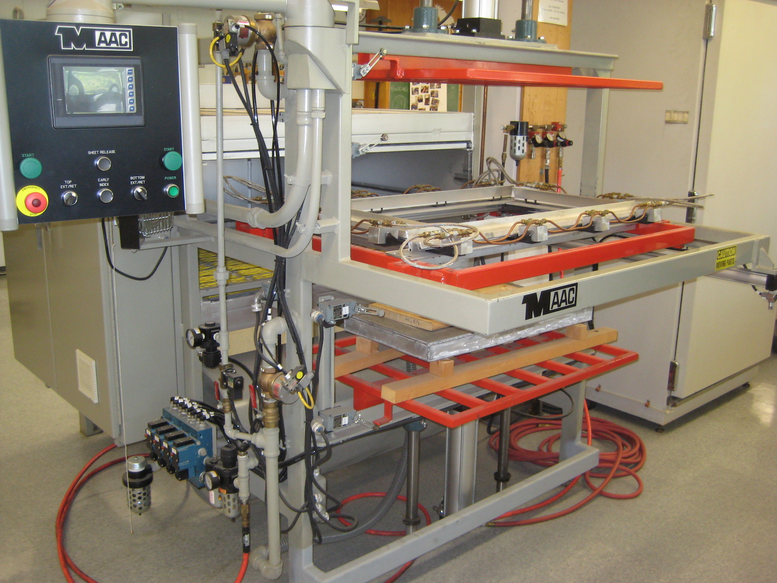 Photo of Equipment in the Packaging Lab at SJSU