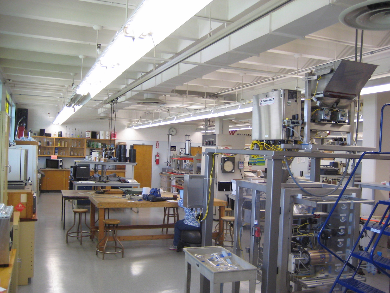 Photo of Equipment in the Packaging Lab at SJSU