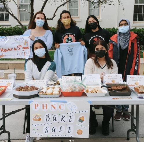 Public Health Nursing Club at SJSU, hosting a bake sale