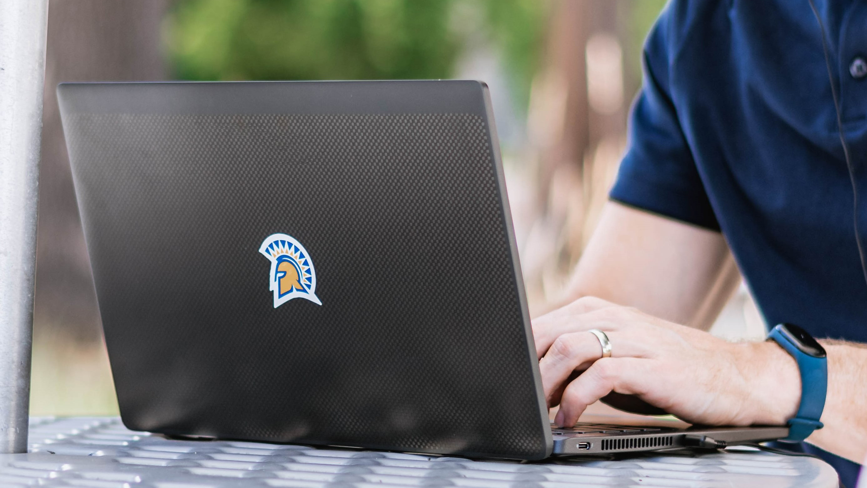 SJSU Online laptop