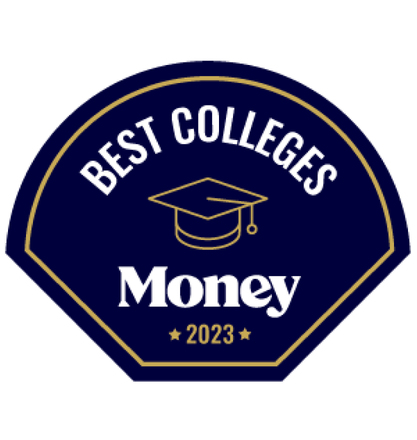 #1 Most Transformative University badge from Money Magazine