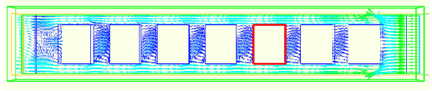 CFD image  through computer