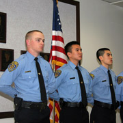 Cadets at attention