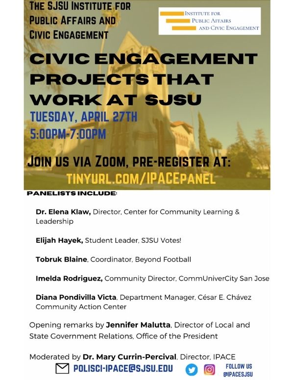 Civic Engagement Projects Flyer