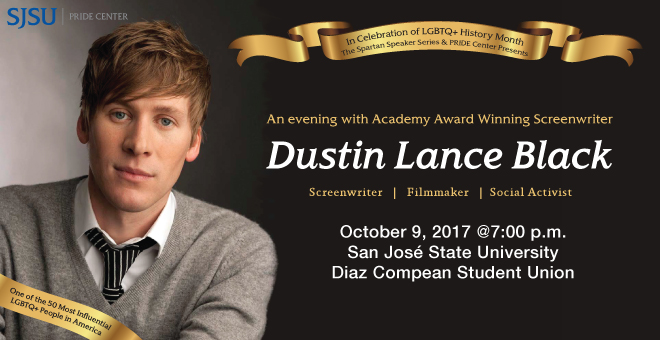 Portrait of Dustin Lance Black