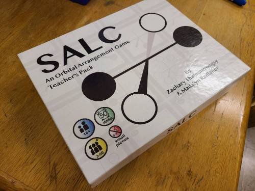 SALC, an orbital arrange game made by Zachary Thammavongsy and Madalyn Radlauer