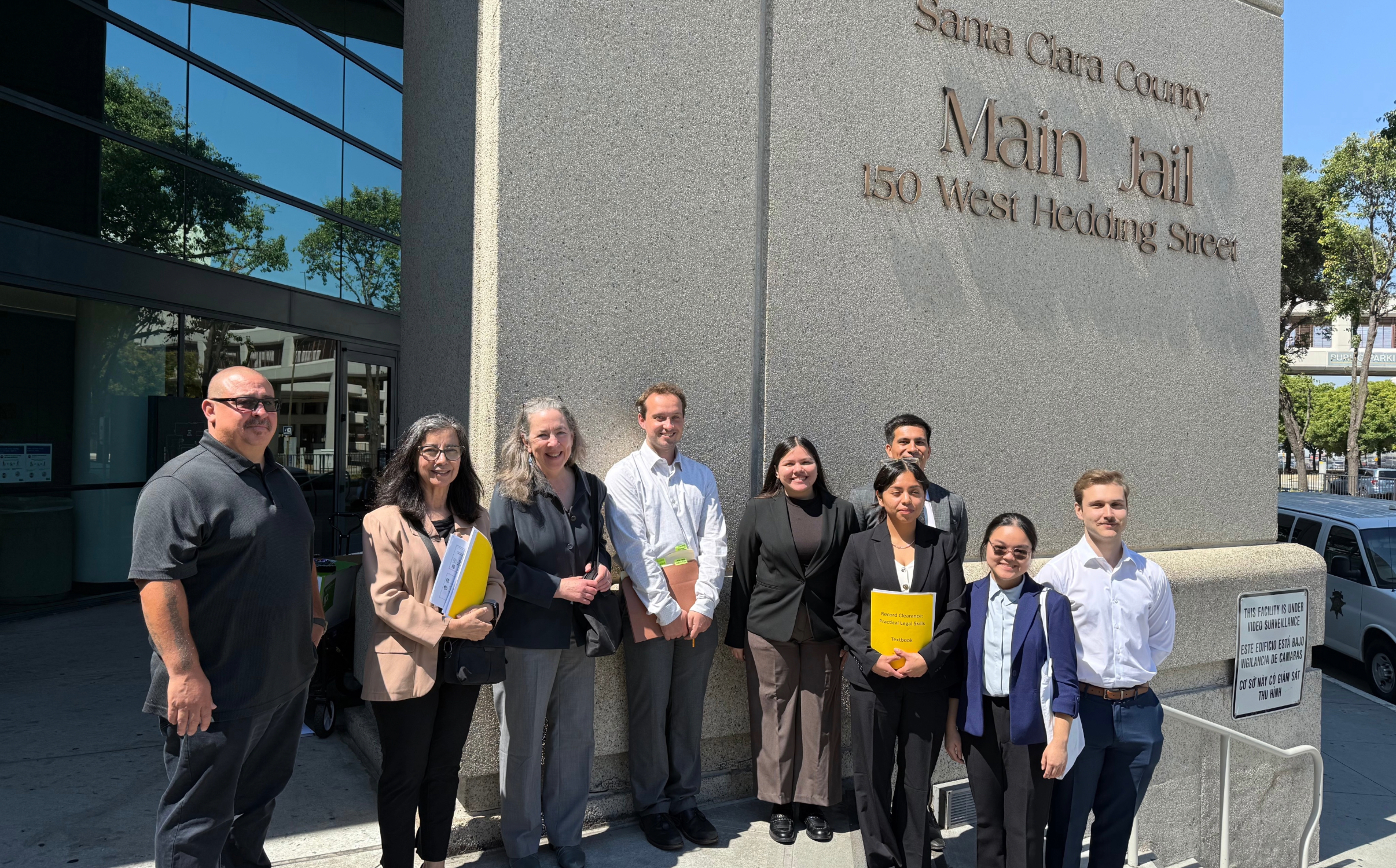 Team outside Main Jail 25 Week-long Courses