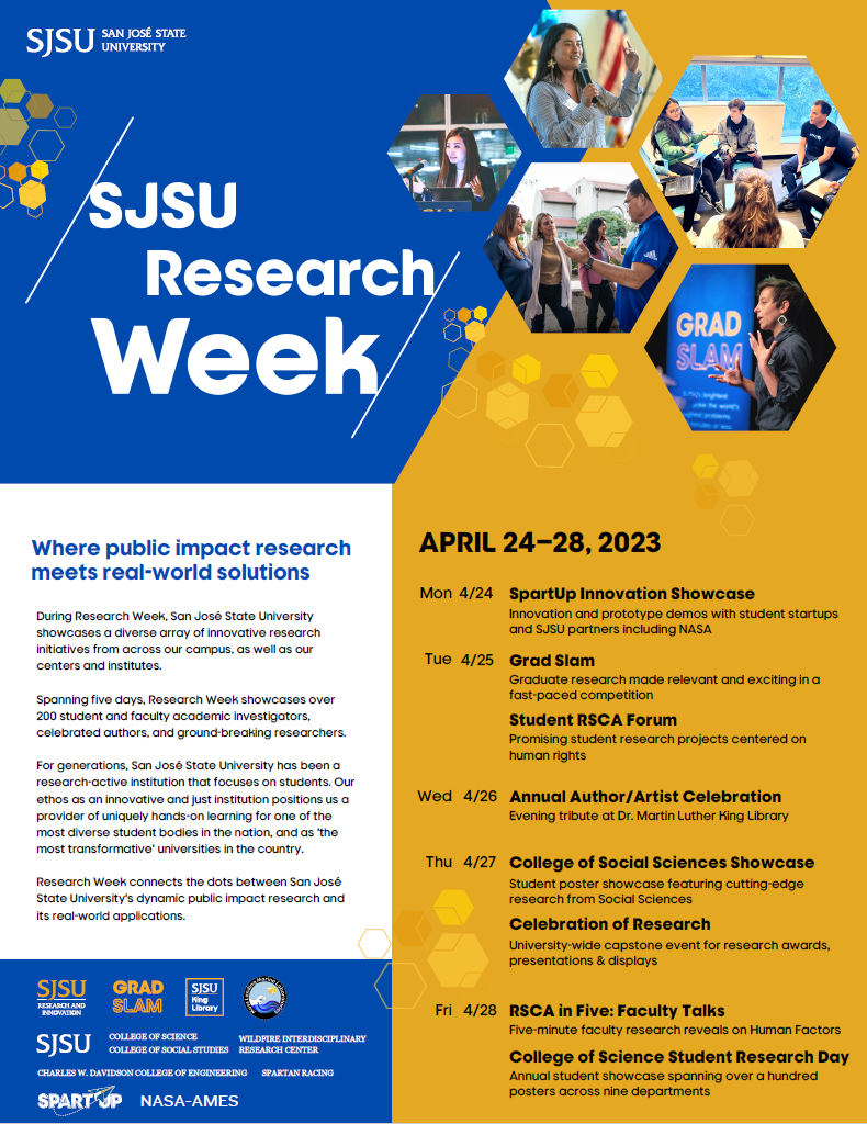 Research Week Flyer. 