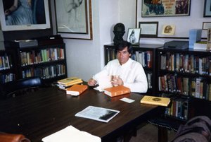 Louis Owens at San Jose State University in 1987