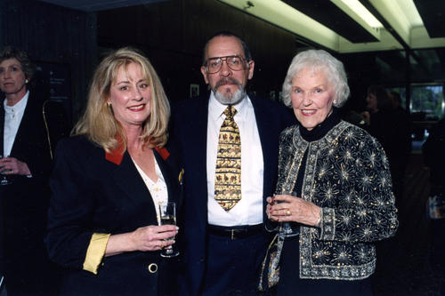Martha Heasley Cox with Gail and Thom Steinbeck