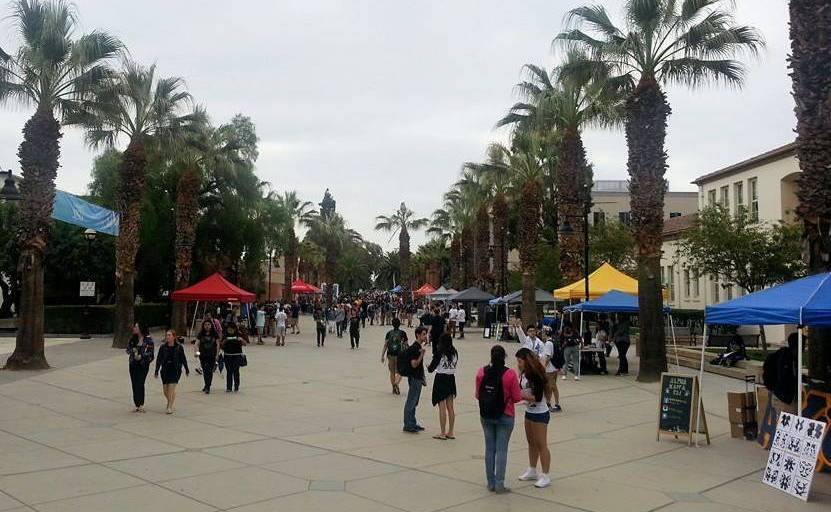 Photo of the 7th street tabling plaza.