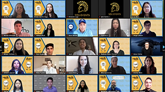 Grid of 25 students and participants in 2020 SVIC online competition.