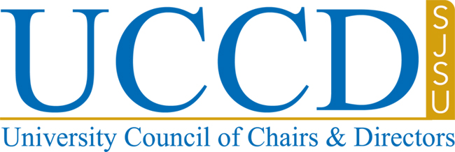 UCCD sjsu university council of chairs and directors logo