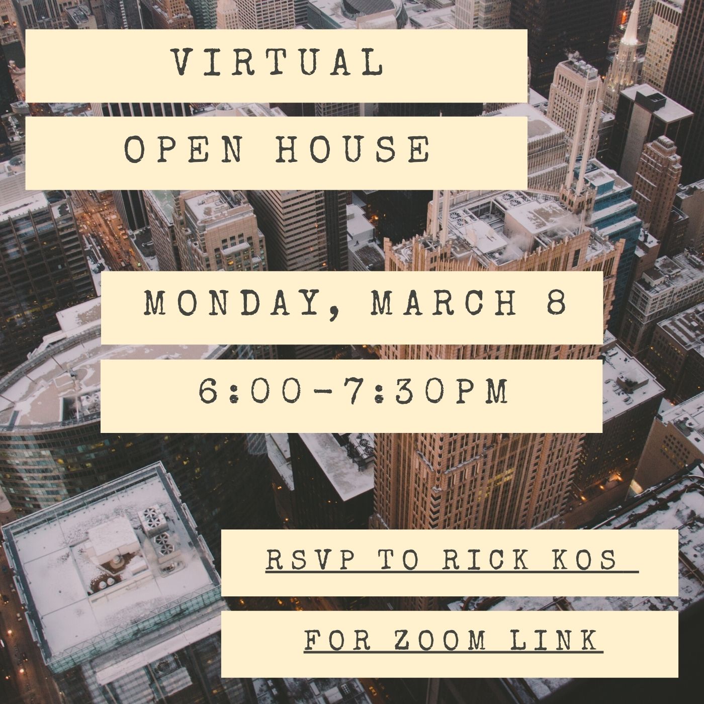 Virtual Department Open House