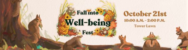 Fall into Well-being flyer information