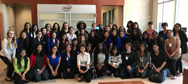 Image of all SJSU students would attended the Intel Study Tour.